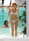 Miley Cyrus - Bikini - hotel pool in Miami (day 2)
